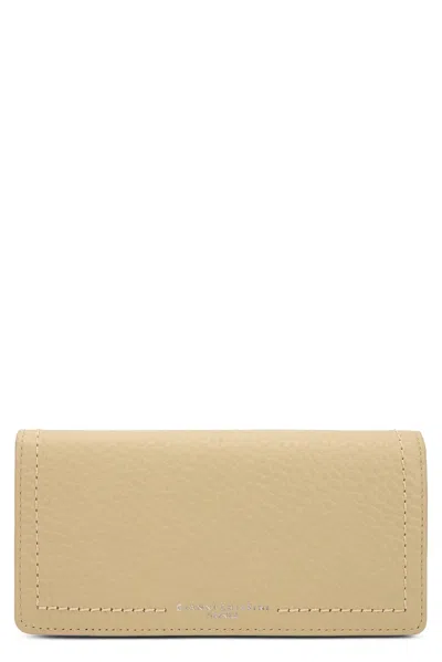 Gianni Chiarini Wallet In Leather In Beige