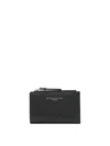 Gianni Chiarini Textured Leather Compact Wallets In Black