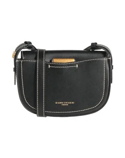 Gianni Chiarini Woman Cross-body Bag Black Size - Leather