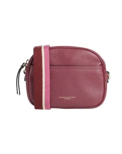 Gianni Chiarini Woman Cross-body Bag Burgundy Size - Leather In Red