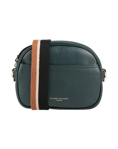 Gianni Chiarini Woman Cross-body Bag Deep Jade Size - Leather In Green