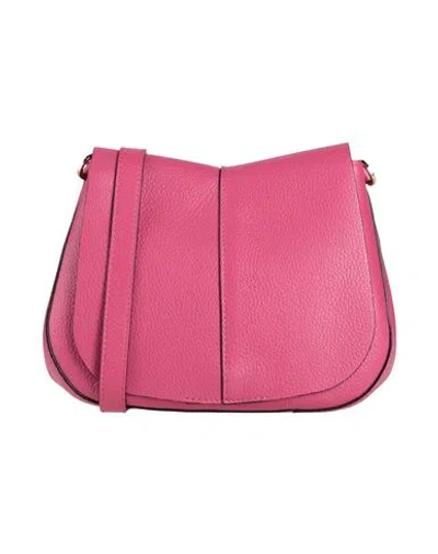 Gianni Chiarini Woman Cross-body Bag Fuchsia Size - Leather In Pink