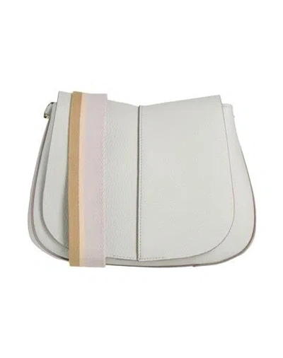 Gianni Chiarini Woman Cross-body Bag Light Grey Size - Leather In Gray
