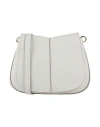 Gianni Chiarini Woman Cross-body Bag Light Grey Size - Soft Leather