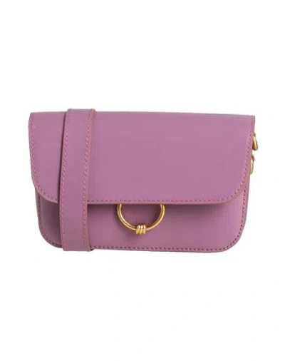Gianni Chiarini Woman Cross-body Bag Mauve Size - Leather In Purple