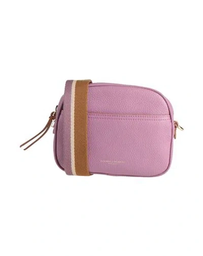 Gianni Chiarini Woman Cross-body Bag Mauve Size - Leather In Purple