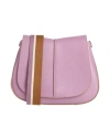 Gianni Chiarini Wisteria Textured Leather Helena Round Bag In Purple