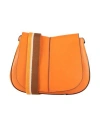 Gianni Chiarini Woman Cross-body Bag Orange Size - Soft Leather