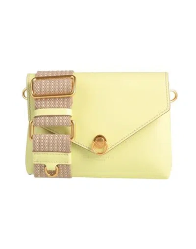 Gianni Chiarini Woman Cross-body Bag Pastel Yellow Size - Leather