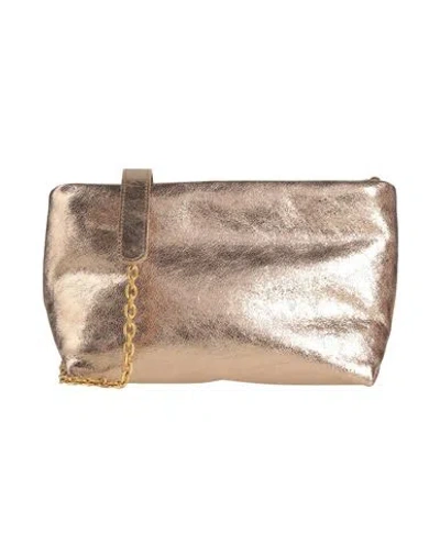 Gianni Chiarini Woman Cross-body Bag Platinum Size - Leather In Gray