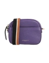 Gianni Chiarini Woman Cross-body Bag Purple Size - Leather