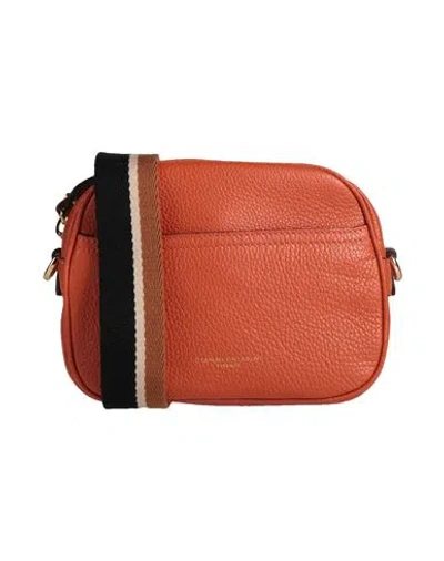 Gianni Chiarini Woman Cross-body Bag Rust Size - Leather In Orange