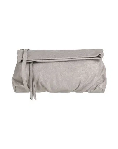 Gianni Chiarini Woman Cross-body Bag Silver Size - Leather In Gray