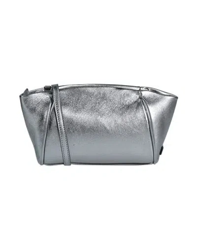 Gianni Chiarini Woman Cross-body Bag Silver Size - Soft Leather