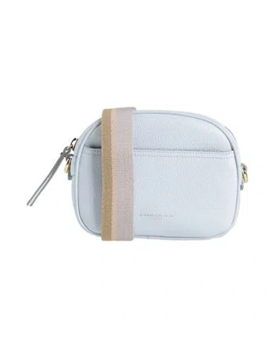 Gianni Chiarini Woman Cross-body Bag Sky Blue Size - Leather
