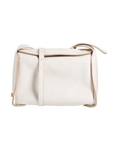 Gianni Chiarini Woman Cross-body Bag Ivory Size - Leather In White