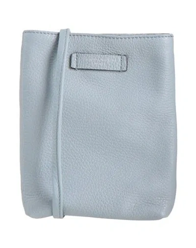 Gianni Chiarini Woman Cross-body Bag Light Blue Size - Leather