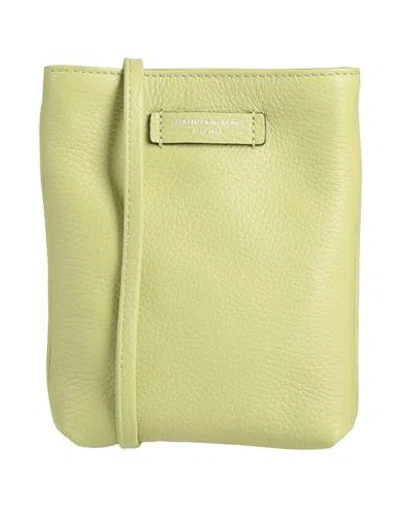 Gianni Chiarini Woman Cross-body Bag Lime Green Size - Leather