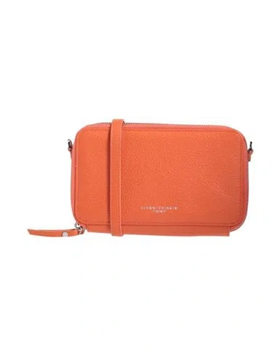Gianni Chiarini Woman Cross-body Bag Orange Size - Leather