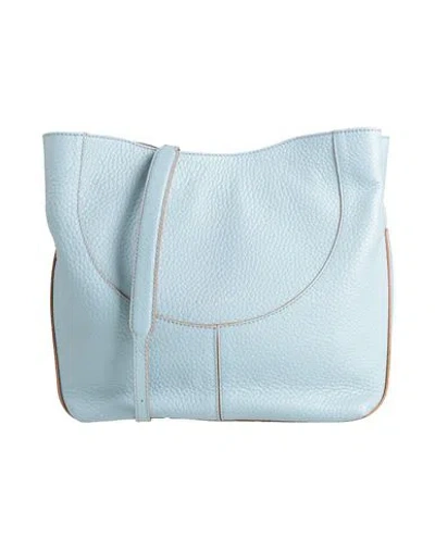 Gianni Chiarini Woman Cross-body Bag Turquoise Size - Leather In Blue