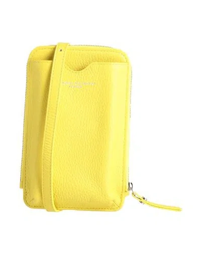 Gianni Chiarini Woman Cross-body Bag Yellow Size - Leather