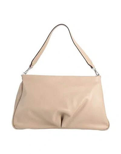 Gianni Chiarini Woman Handbag Beige Size - Leather In Neutral