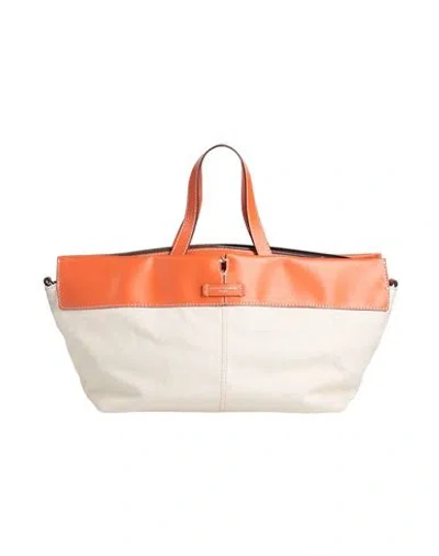 Gianni Chiarini Woman Handbag Beige Size - Leather, Textile Fibers In Sand