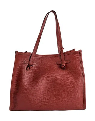 Gianni Chiarini Woman Handbag Brick Size - Cow Leather In Red