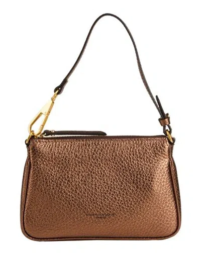 Gianni Chiarini Woman Handbag Bronze Size - Leather In Yellow