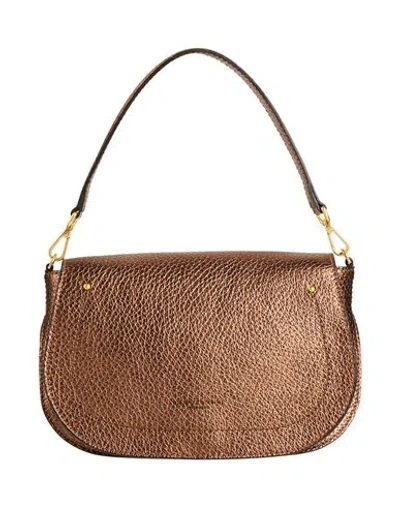 Gianni Chiarini Woman Handbag Bronze Size - Leather In Yellow