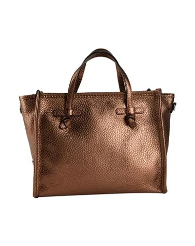 Gianni Chiarini Woman Handbag Bronze Size - Leather In Yellow