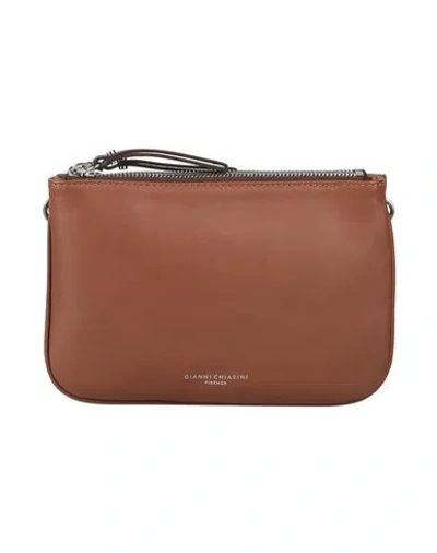 Gianni Chiarini Woman Handbag Brown Size - Leather