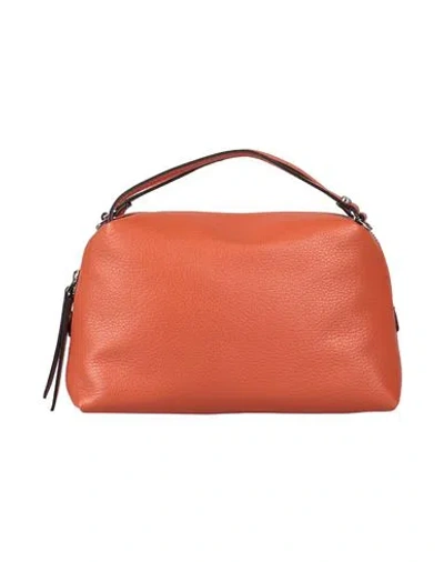 Gianni Chiarini Woman Handbag Brown Size - Soft Leather In Orange