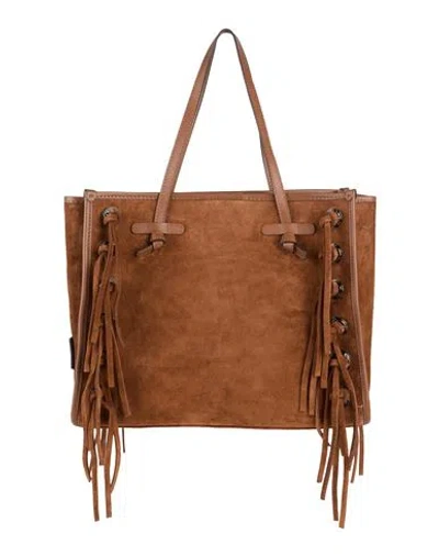 Gianni Chiarini Woman Handbag Brown Size - Leather