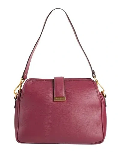 Gianni Chiarini Woman Handbag Burgundy Size - Leather In Brown