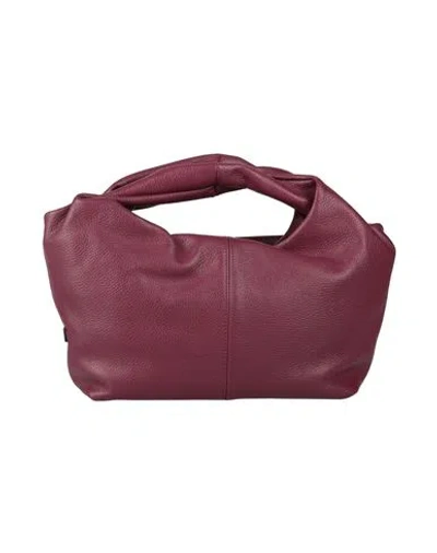 Gianni Chiarini Woman Handbag Burgundy Size - Leather In Pink