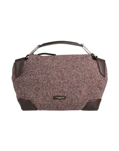 Gianni Chiarini Woman Handbag Cocoa Size - Textile Fibers, Leather In Brown