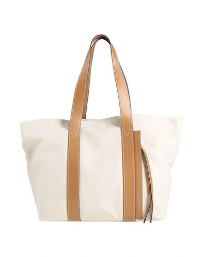 Gianni Chiarini Woman Handbag Cream Size - Textile Fibers In White