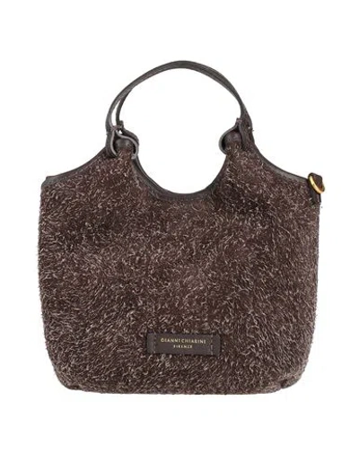 Gianni Chiarini Woman Handbag Dark Brown Size - Leather