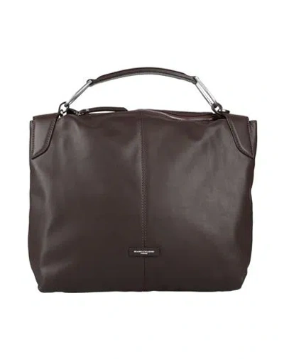 Gianni Chiarini Woman Handbag Dark Brown Size - Leather