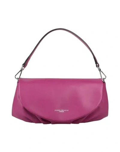 Gianni Chiarini Woman Handbag Fuchsia Size - Leather In Pink