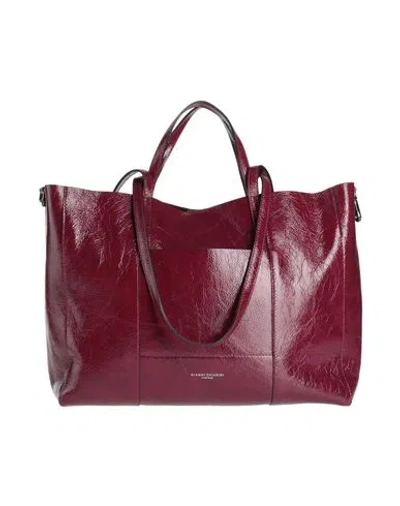 Gianni Chiarini Woman Handbag Garnet Size - Leather In Red