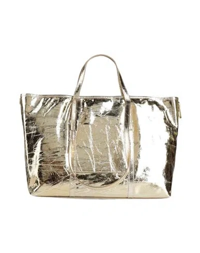 Gianni Chiarini Woman Handbag Gold Size - Leather