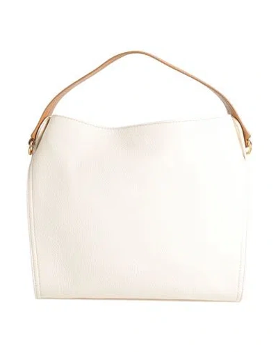 Gianni Chiarini Woman Handbag Ivory Size - Leather In White