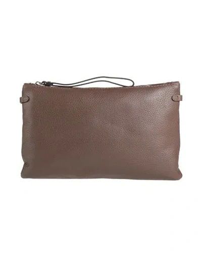 Gianni Chiarini Woman Handbag Khaki Size - Soft Leather In Brown