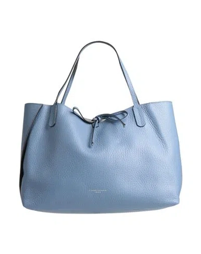 Gianni Chiarini Woman Handbag Light Blue Size - Leather
