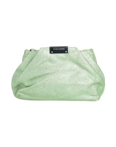 Gianni Chiarini Woman Handbag Light Green Size - Leather