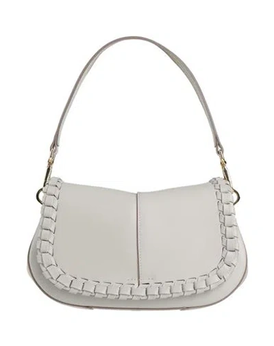 Gianni Chiarini Woman Handbag Light Grey Size - Leather