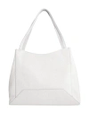 Gianni Chiarini Woman Handbag Light Grey Size - Leather In White