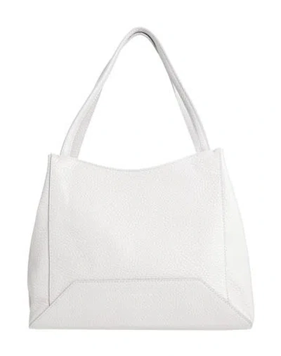 Gianni Chiarini Woman Handbag Light Grey Size - Leather In White